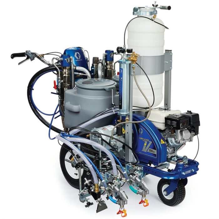 Trazador de Líneas Airless Graco LineLazer V HP Reflective 200DC para Demarcación Vial image