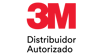 Logo 3M Distribuidor Autorizado Negro