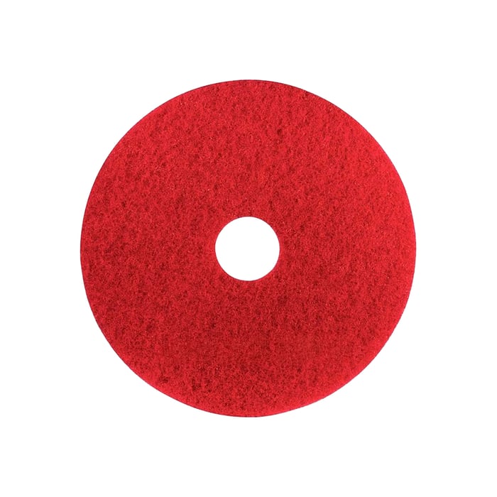 Pad para Pisos 3M™ Scotch-Brite™ 5100 Rojo de 17" | Disco de Pulido Industrial image