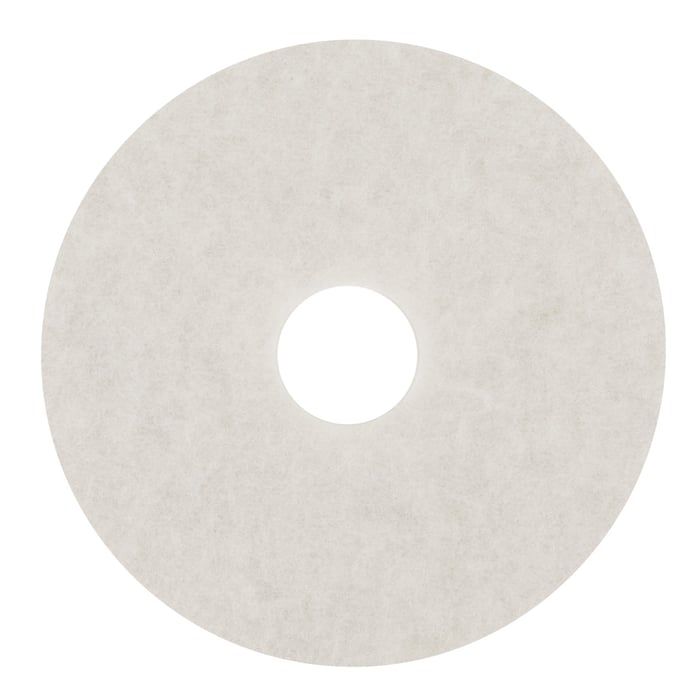 Pad para Pulido de Pisos 3M™ 4100 Blanco de 17" | Disco de Limpieza Industrial  image