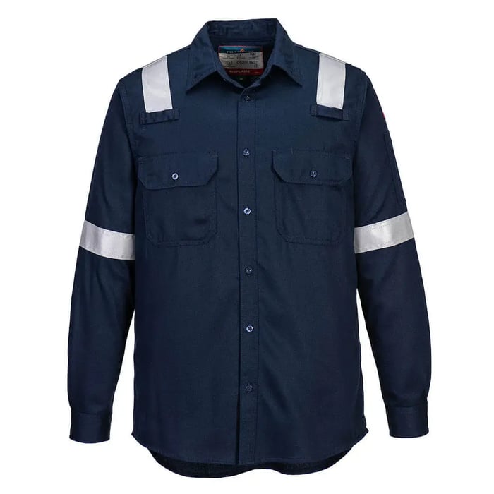 Camisa Ignífuga y Antiestática Ligera Portwest FR720 image