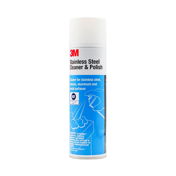 Limpiador y Pulidor de Acero Inoxidable 3M™ Stainless Steel Cleaner & Polish, Aerosol, 21 oz Unidad image