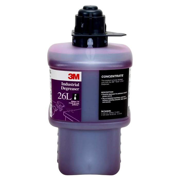 Desengrasante Concentrado 3M™ Twist 'n Fill™ 26L para Cocinas (Envase 2Lts.) image