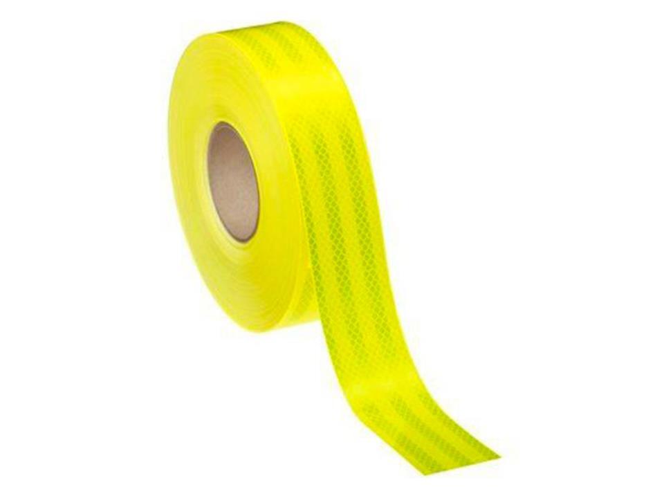3M Cinta Reflectiva Amarillo Limón 983-23 Grado Diamante | 2" x 50YD - foto 2