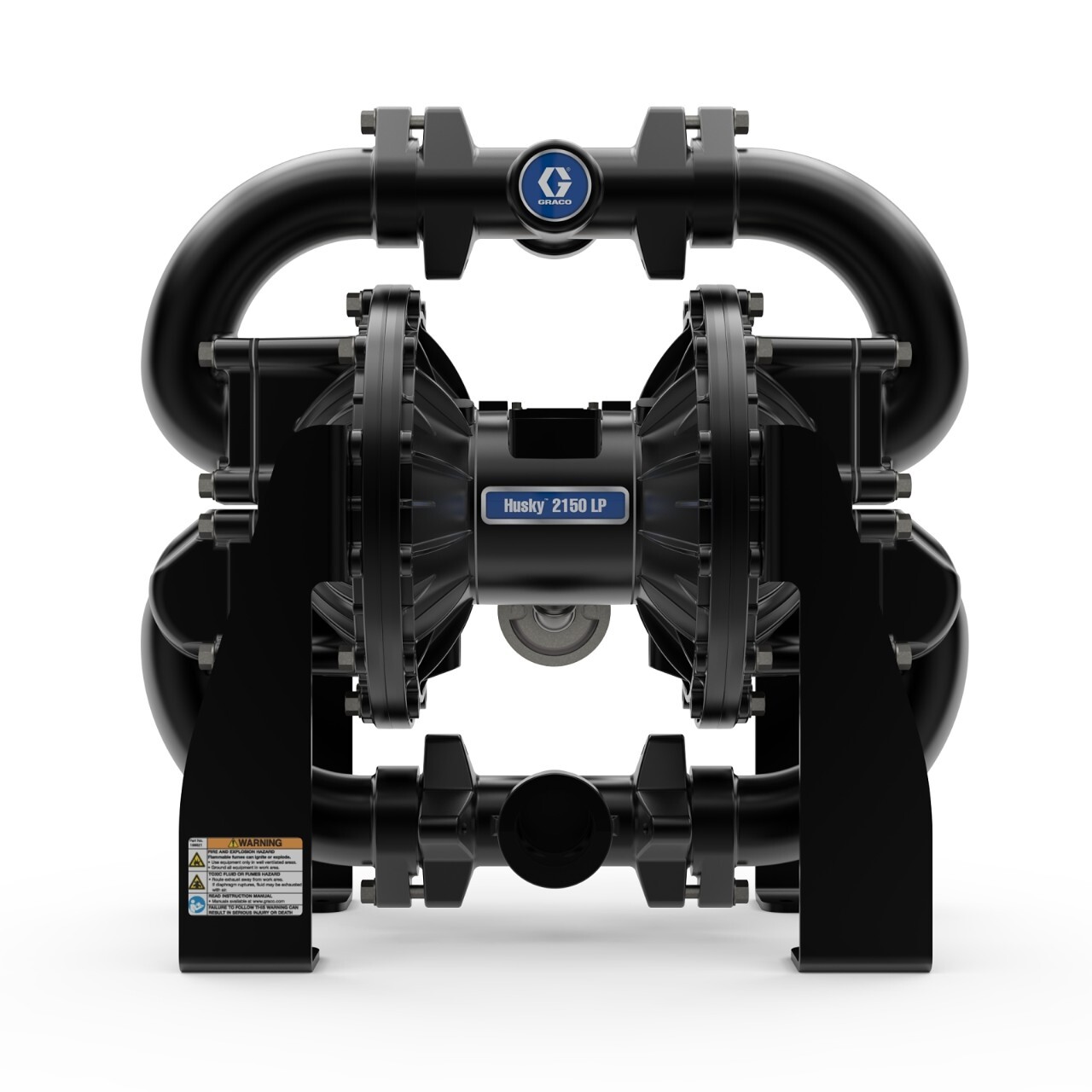 Bomba Neumática Graco Husky 2150LP para Partículas Grandes (150 GPM) – Válvula de Clapeta y Santopreno - foto 2
