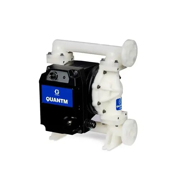 Bomba Eléctrica Graco QUANTM i30 de Polipropileno (1 Pulgada) – Asientos PP, Bolas y Diafragma de PTFE / Teflón