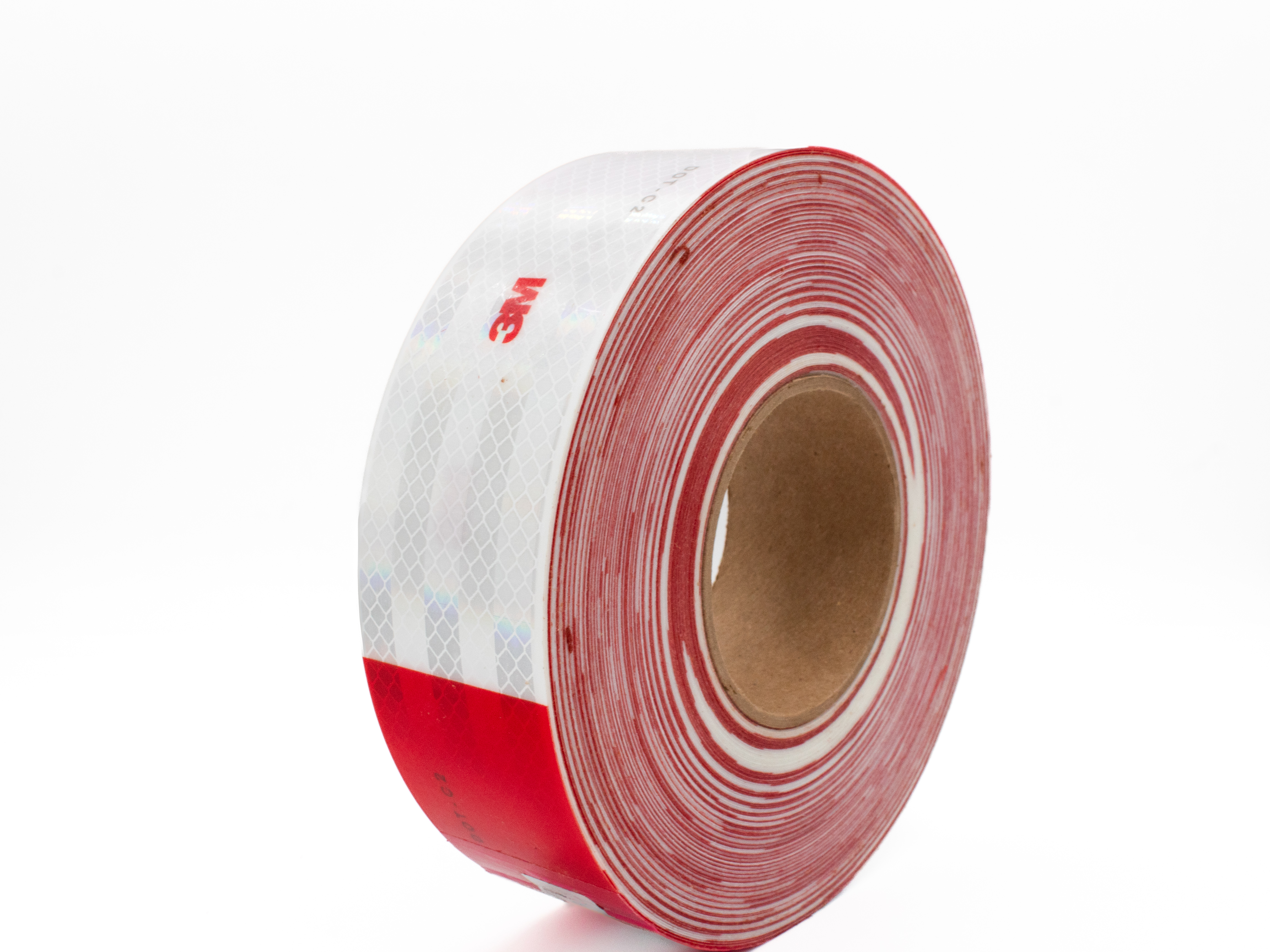 3M Cinta Reflectiva Rojo/Blanco 983-326 Grado Diamante | 2" x 50YD