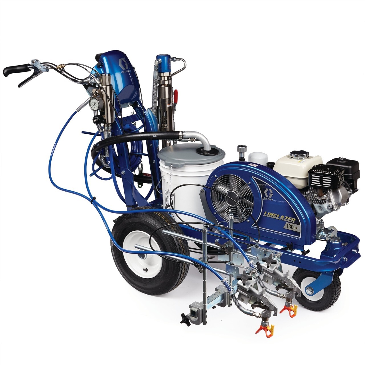 Máquina de Demarcación Vial Hidráulica Airless Graco LineLazer 130HS con 2 Pistolas Manuales