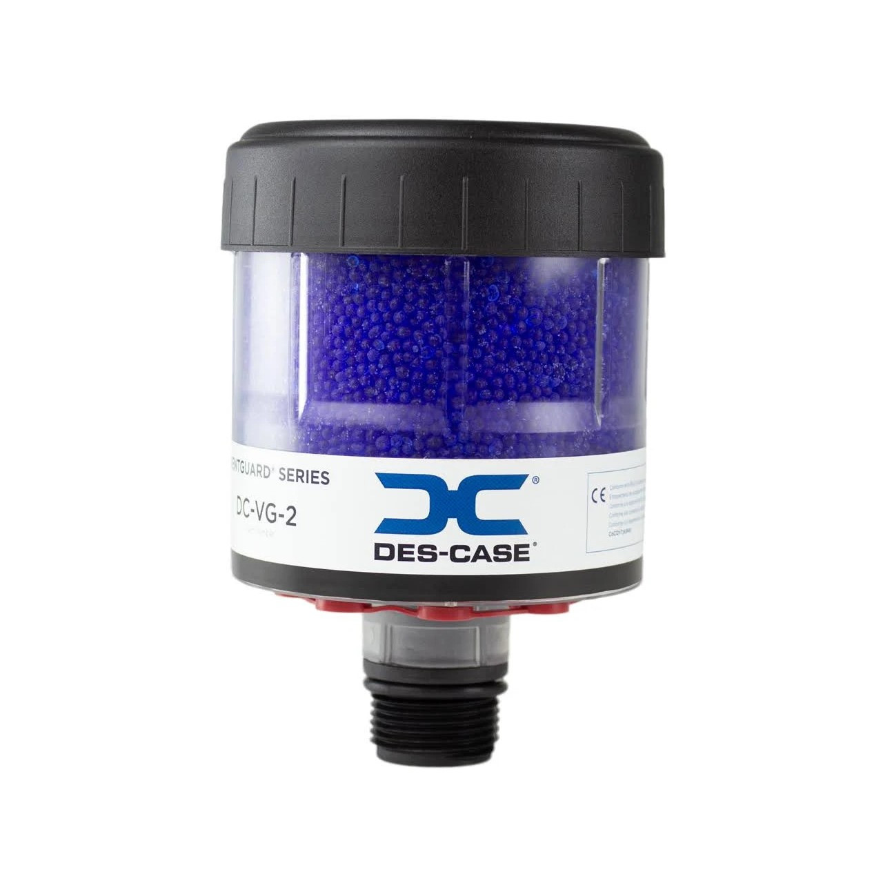 Filtro Desecante Des-Case DC-VG-2 1" con Sílica Gel 0.8 lb