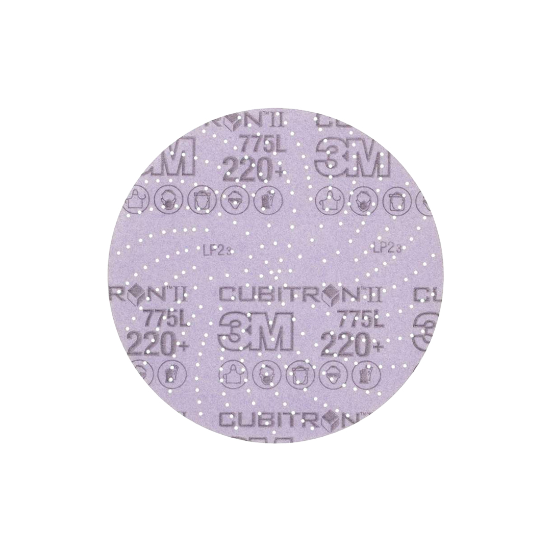 Disco Abrasivo 3M™ Cubitron™ II Hookit™ Film Disc 775L, Grano 220+, 5 Pulgadas