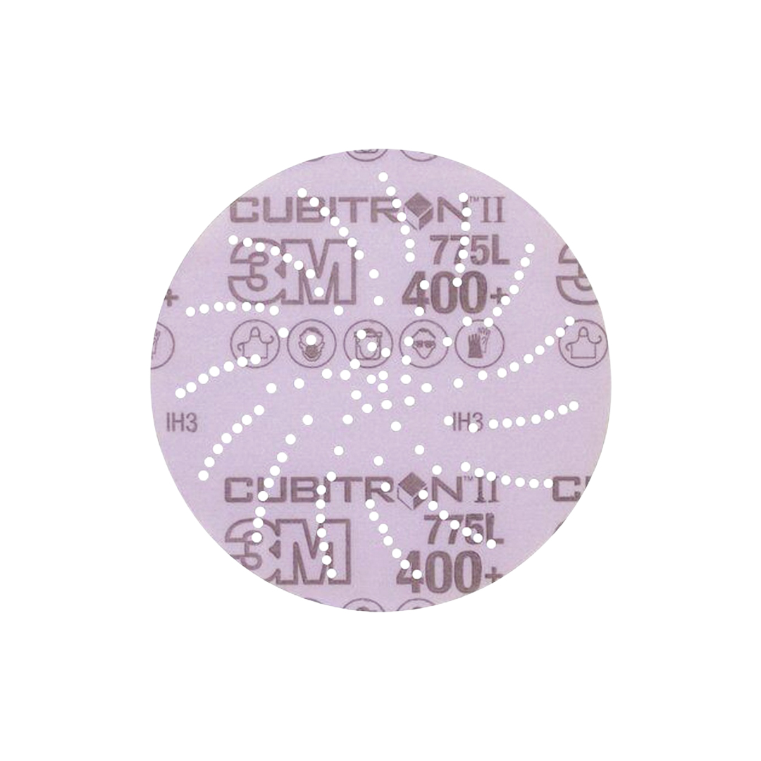 Disco 3M™ Cubitron II Hookit Clean Sand"g 775L, Gr 400 + 6"