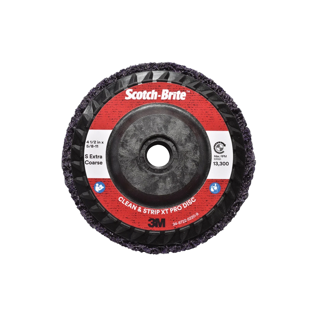 Disco Abrasivo 3M™ Scotch-Brite™ Clean and Strip XT Pro Extra Cut (XO-DN), 4 1/2" x 5/8"-11