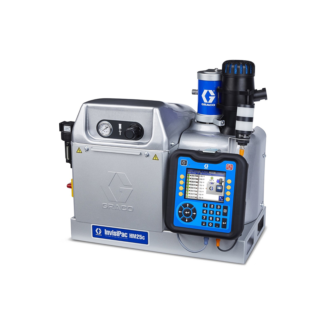 Sistema de Suministro de Termofusible Graco InvisiPac HM25c | 4 canales, 200-240V 1P/3P, 350-415V 3P+ Neutral - foto 2