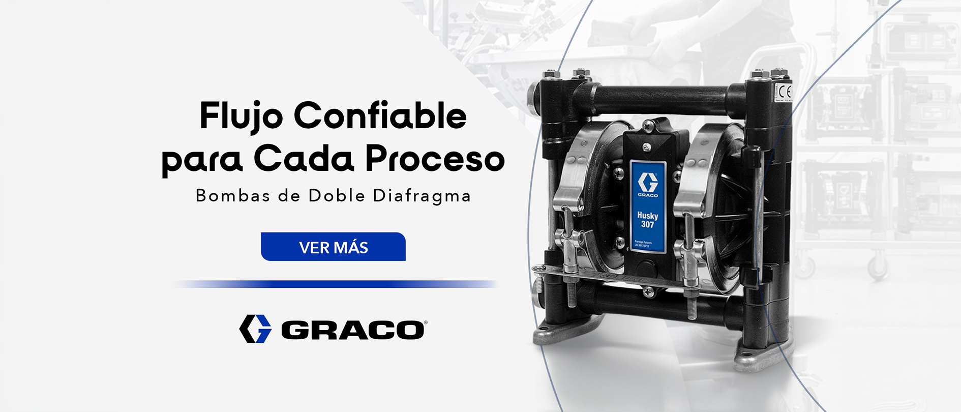 Bombas de doble diafragma Graco