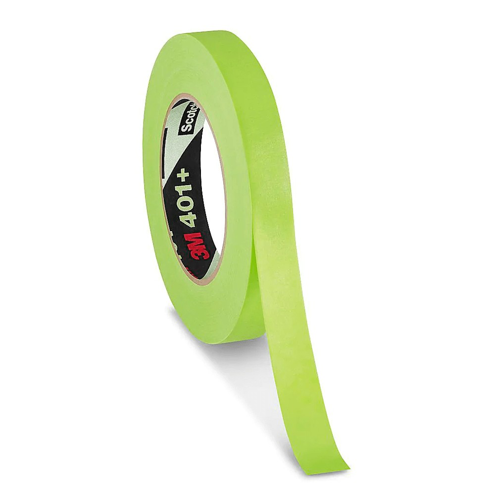 Cinta Enmascarar Masking Tape 3M 401 Verde 3/4" (18mm x 55m)