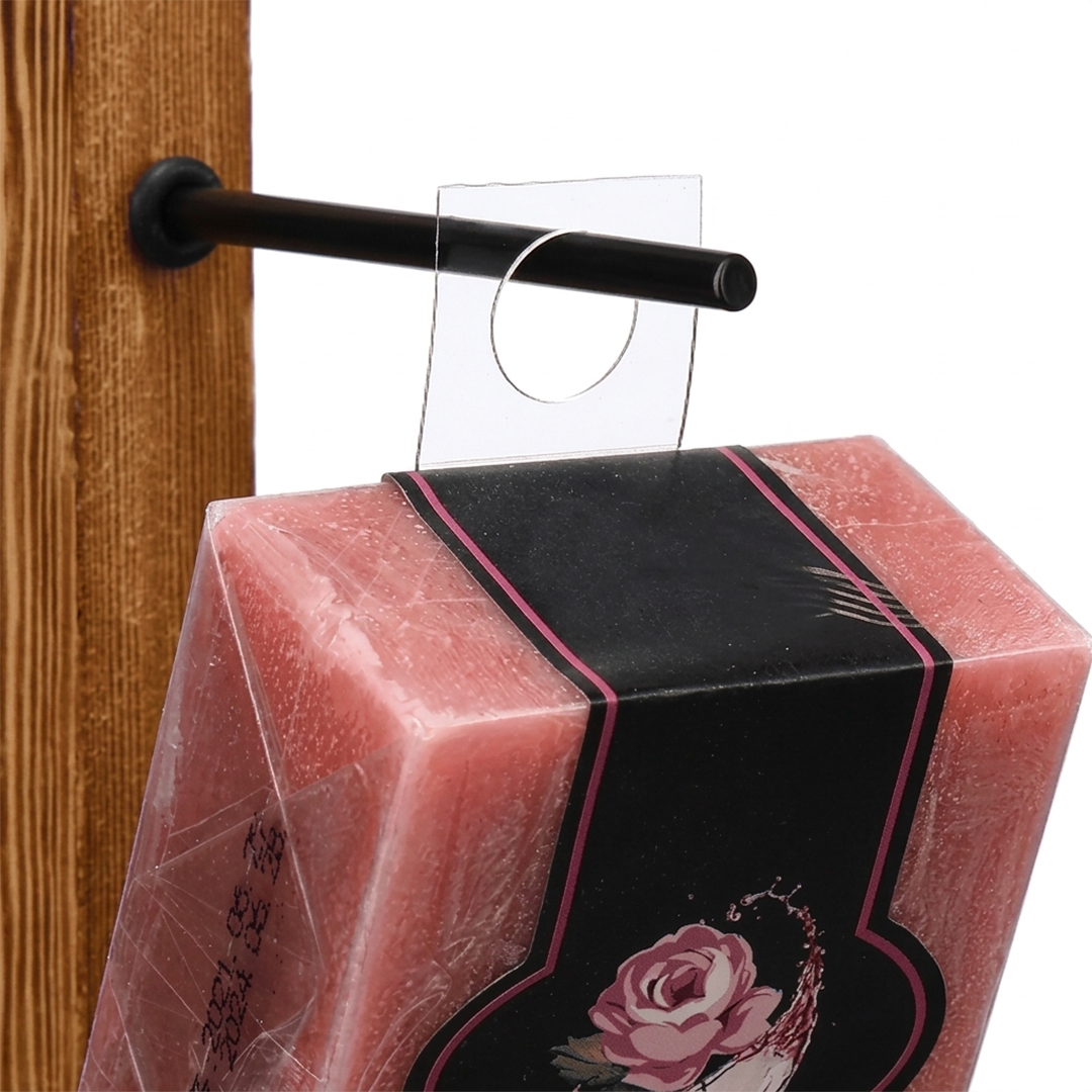 Hang Tab - Etiqueta con Gancho 3M™ 1074, Transparente, 1" x 2", Caja de 1000 unidades - foto 4