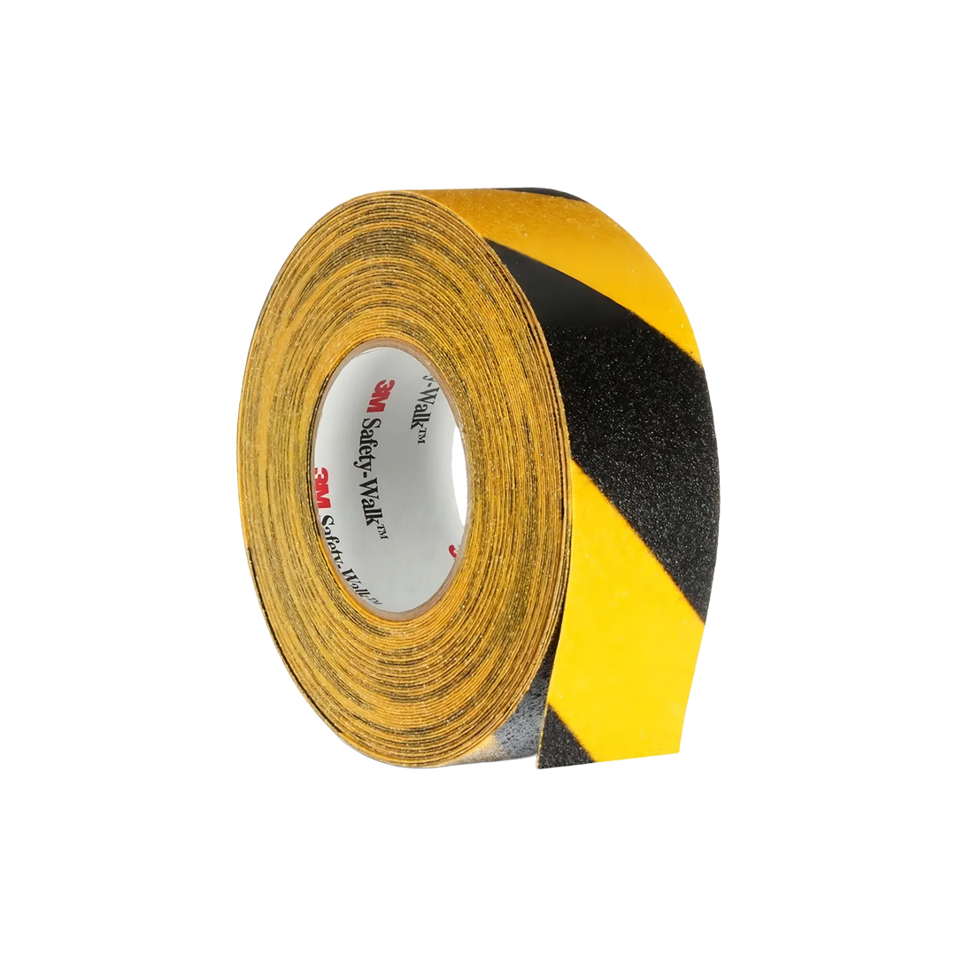 Cinta AntiDeslizante 613 3M 2 " X 60 Ft., Negro Amarillo, Unidad