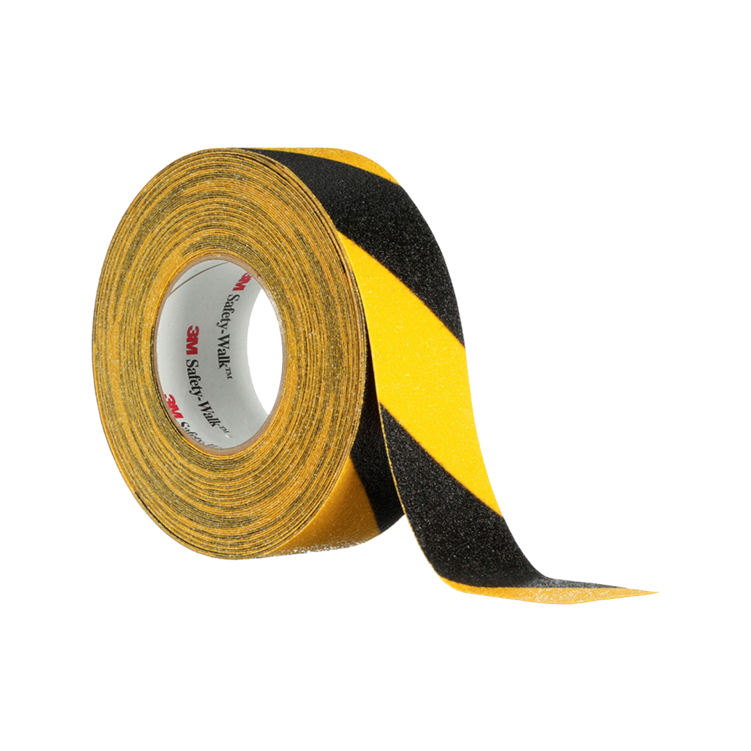 Cinta AntiDeslizante 613 3M 2 " X 60 Ft., Negro Amarillo, Unidad - foto 2