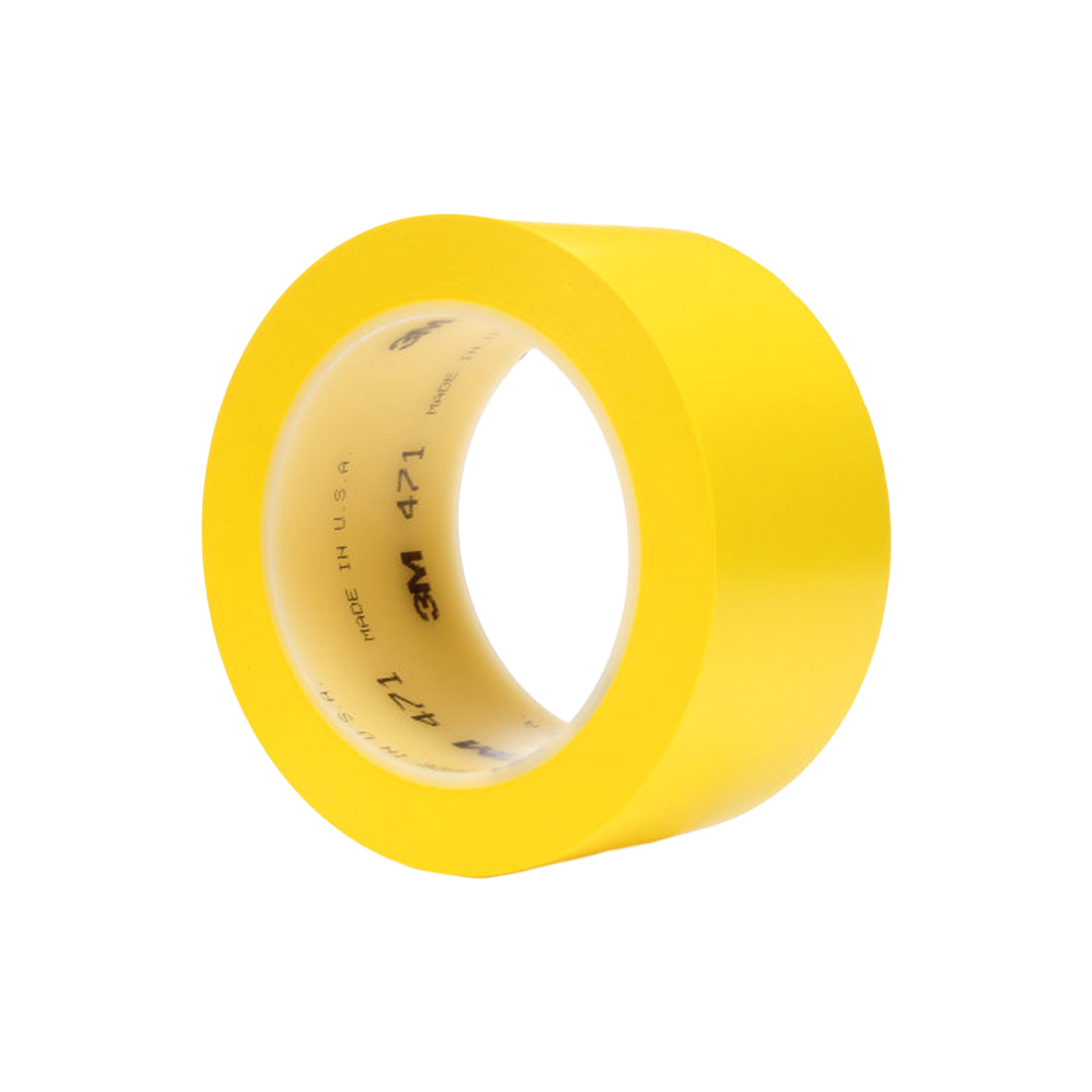 Cinta De Vinil 471 3M, Amarillo 2 " X 36 Yd