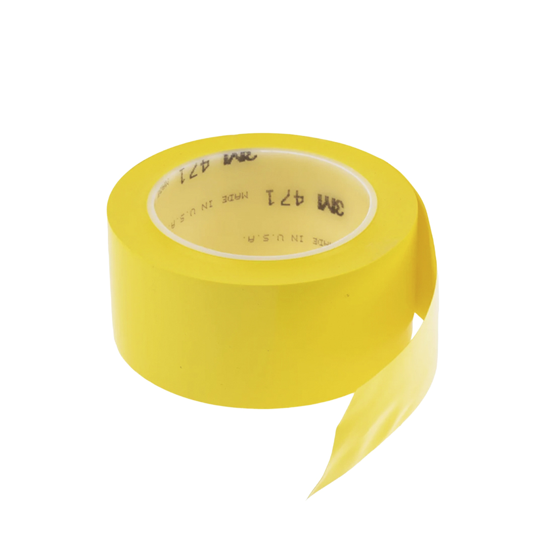 Cinta De Vinil 471 3M, Amarillo 2 " X 36 Yd - foto 3