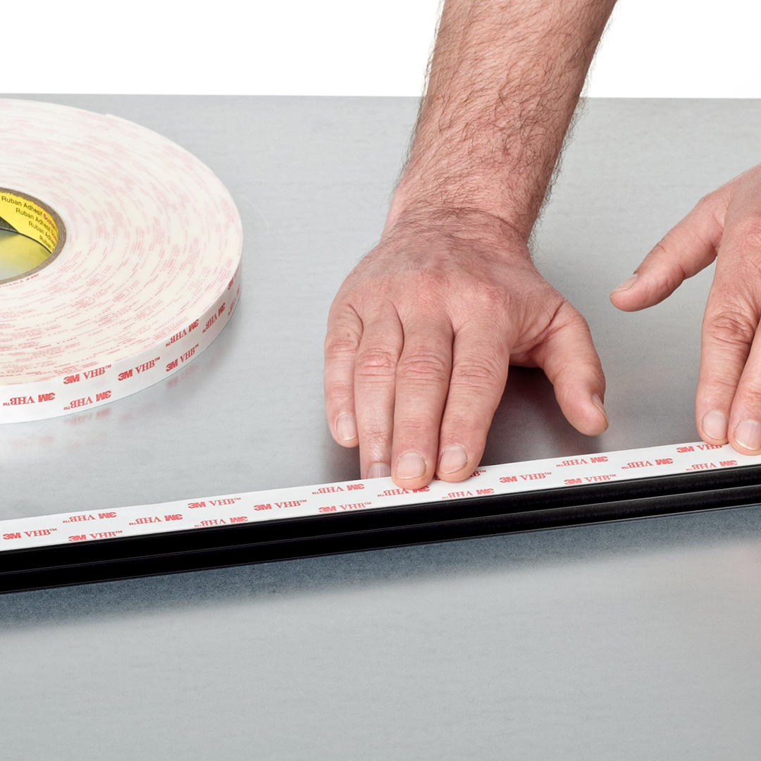 Cinta 3M™ VHB™ 4950: Cinta Doble Cara de Unión Estructural - Blanca de 1" X 36 YDS - foto 4