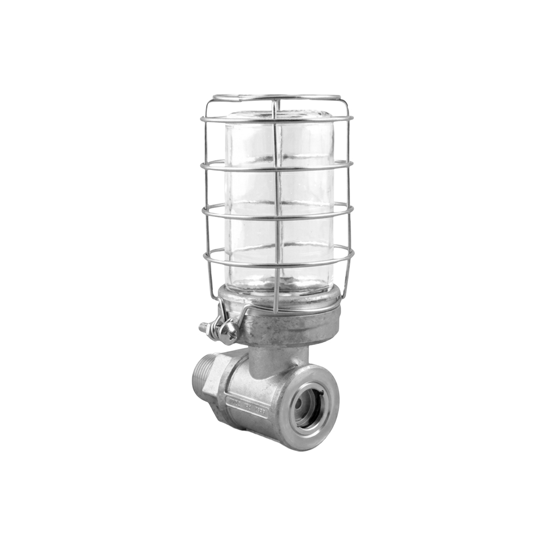 Aceitera con Visor de Nivel Trico 1/2 NPT Aluminio - foto 2