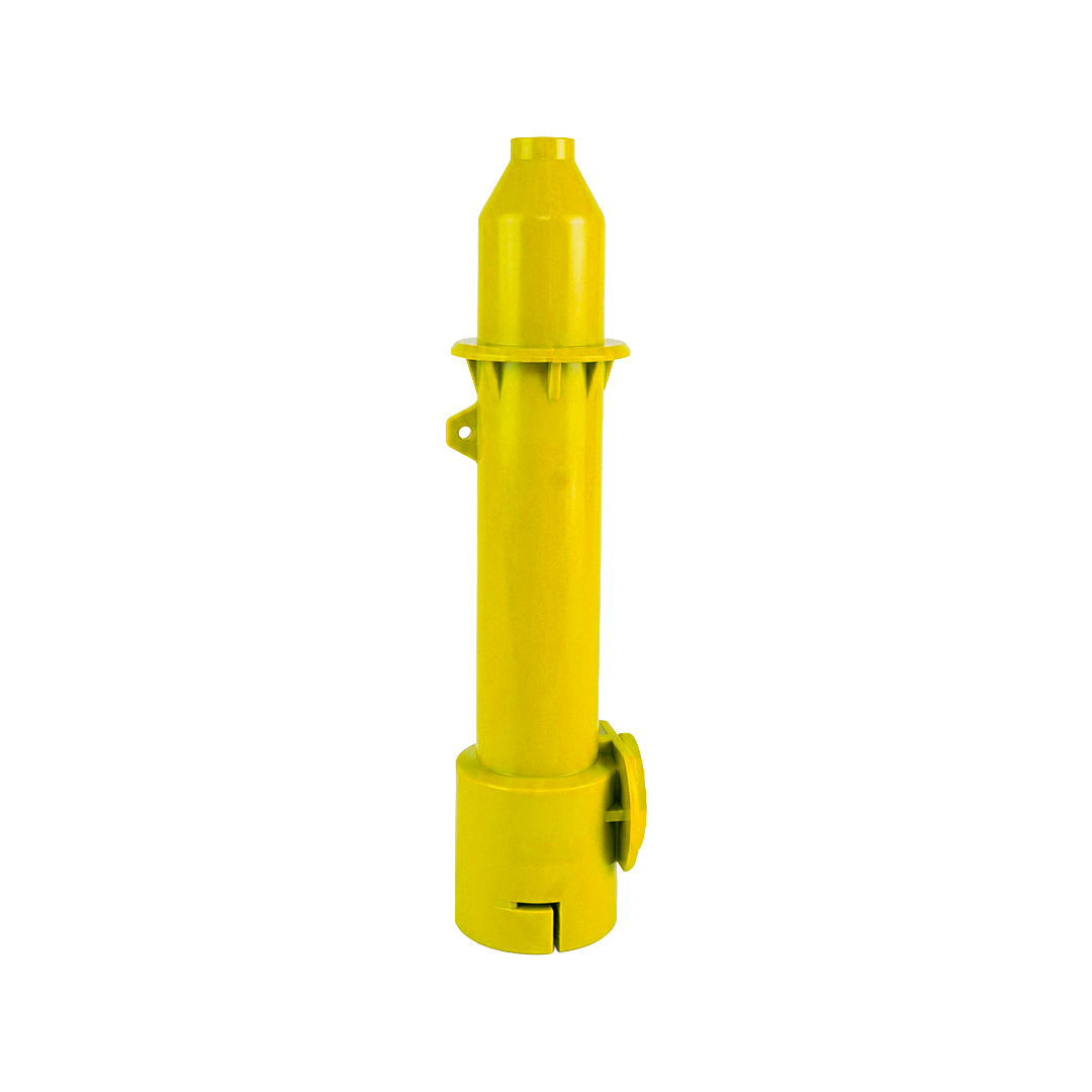 Boquilla Rígida Des-Case 8 Pulg Punta de 1/2 Pulg Amarilla