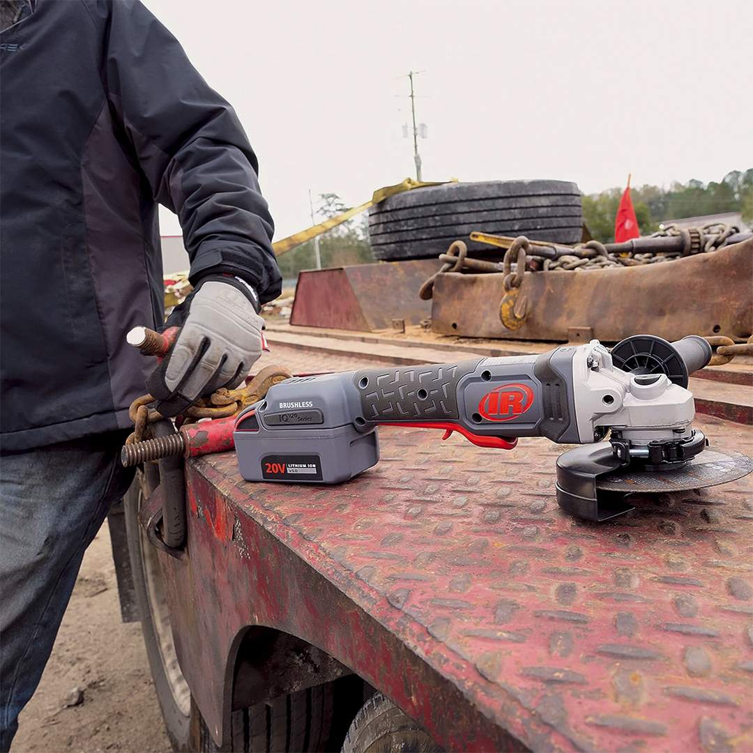 Amoladora Angular Inalámbrica Ingersoll Rand G5351, 4.5" - 5" IQV20™ - foto 4