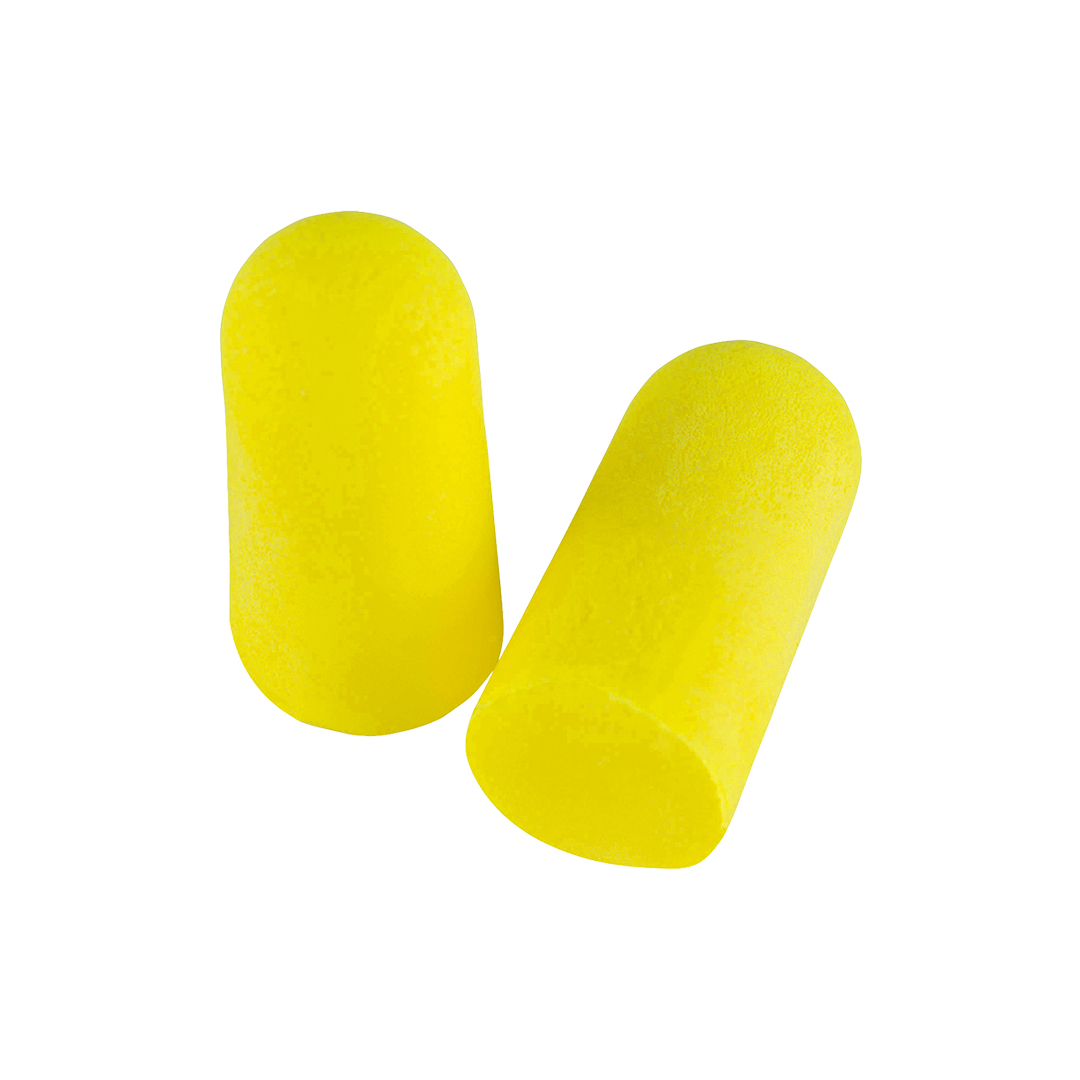 Tapones Para Oídos Amarillo Neón 312-1250 3M, Sin Cordón y Con Bolsa de Polietileno, Precio Por Par