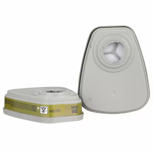 Cartucho 3M 6006 Multigás para Vapores Orgánicos y Gases Ácidos, Verde Oliva (Par)