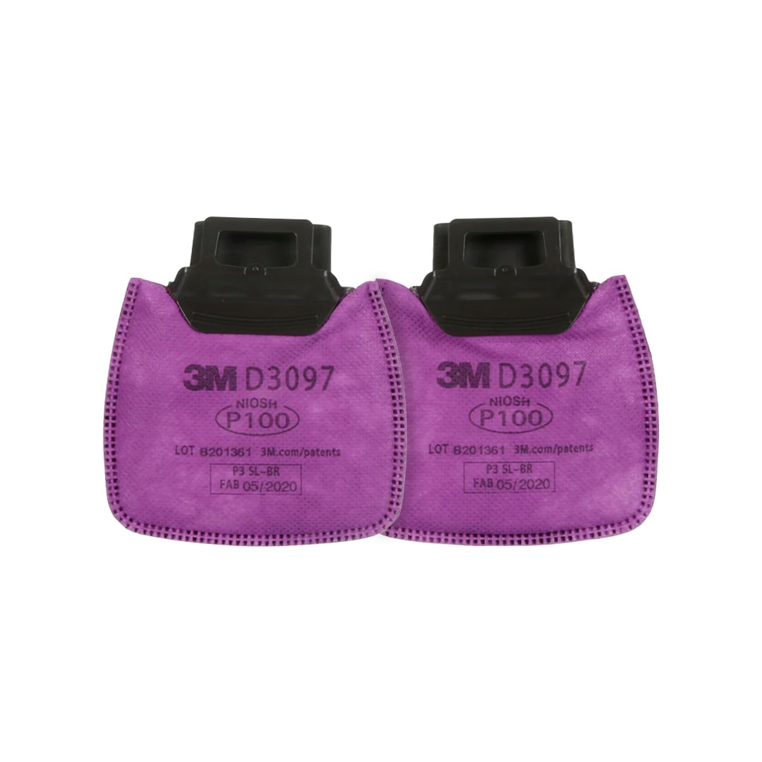 Filtro 3M D3097 P100 Serie Secure Click para Vapores Orgánicos (Par)