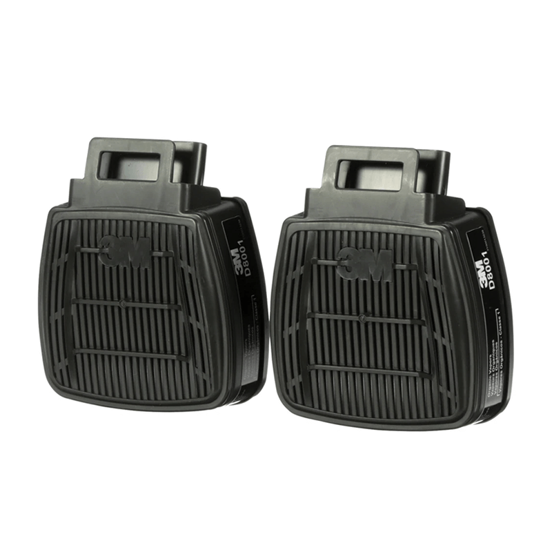 Cartucho 3M D8001 Serie Secure Click para Vapores Orgánicos (Par)