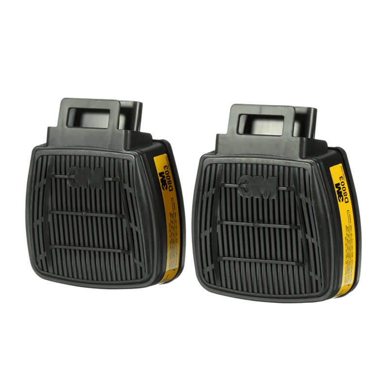 Cartucho 3M D8003 Flujo Dual para Vapores Orgánicos y Gases Ácidos (Par)