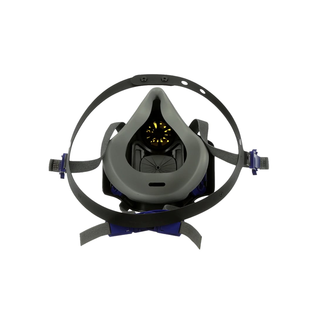 Respirador de Media Cara 3M™ Secure Click™ HF-802SD con Diafragma Parlante - foto 3