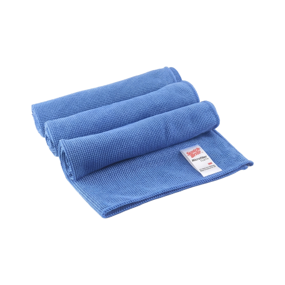3M Paño de Microfibra Azul Scotch-Brite™ SQ21 (36 x 36 cm) - foto 2
