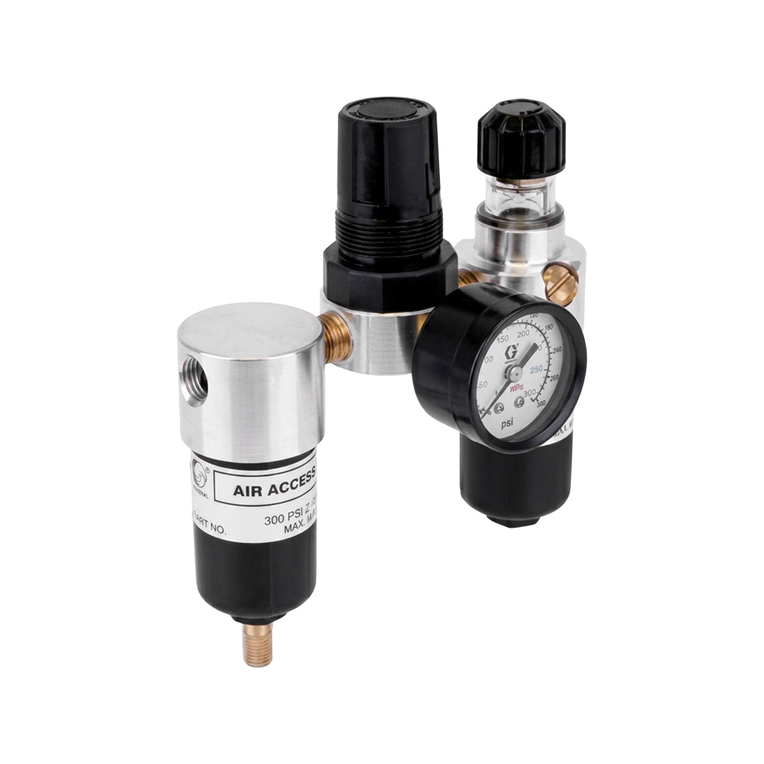 Filtro, Regulador y Lubricador de Aire (FRL) Graco 3/8 NPT