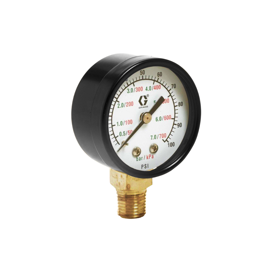 Manómetro Graco 1/4 NPT, 200 psi