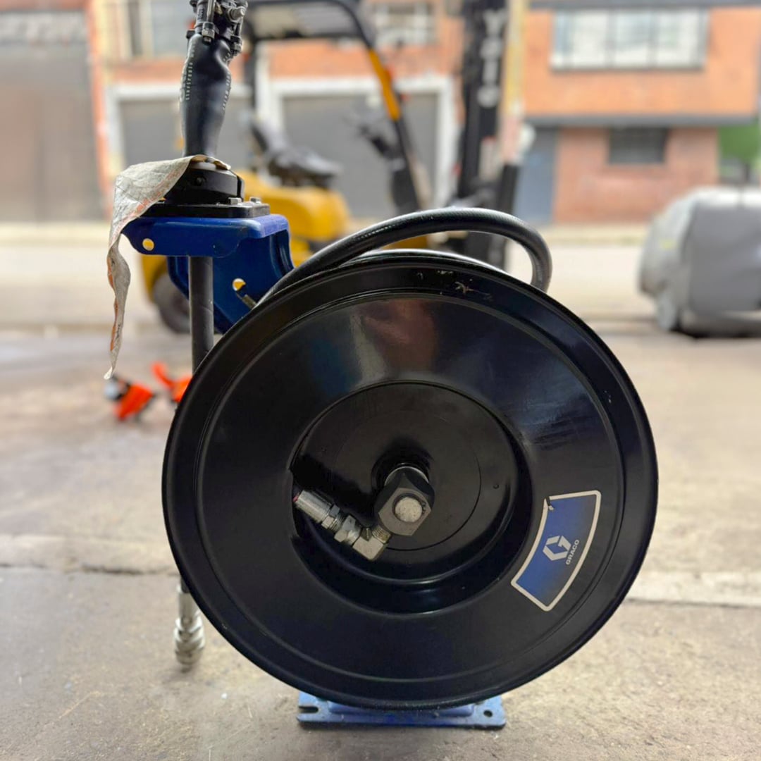 Carrete de Manguera para Grasa Graco SD10 Azul (3/8 in x 35 ft, 4 800 psi) - foto 4
