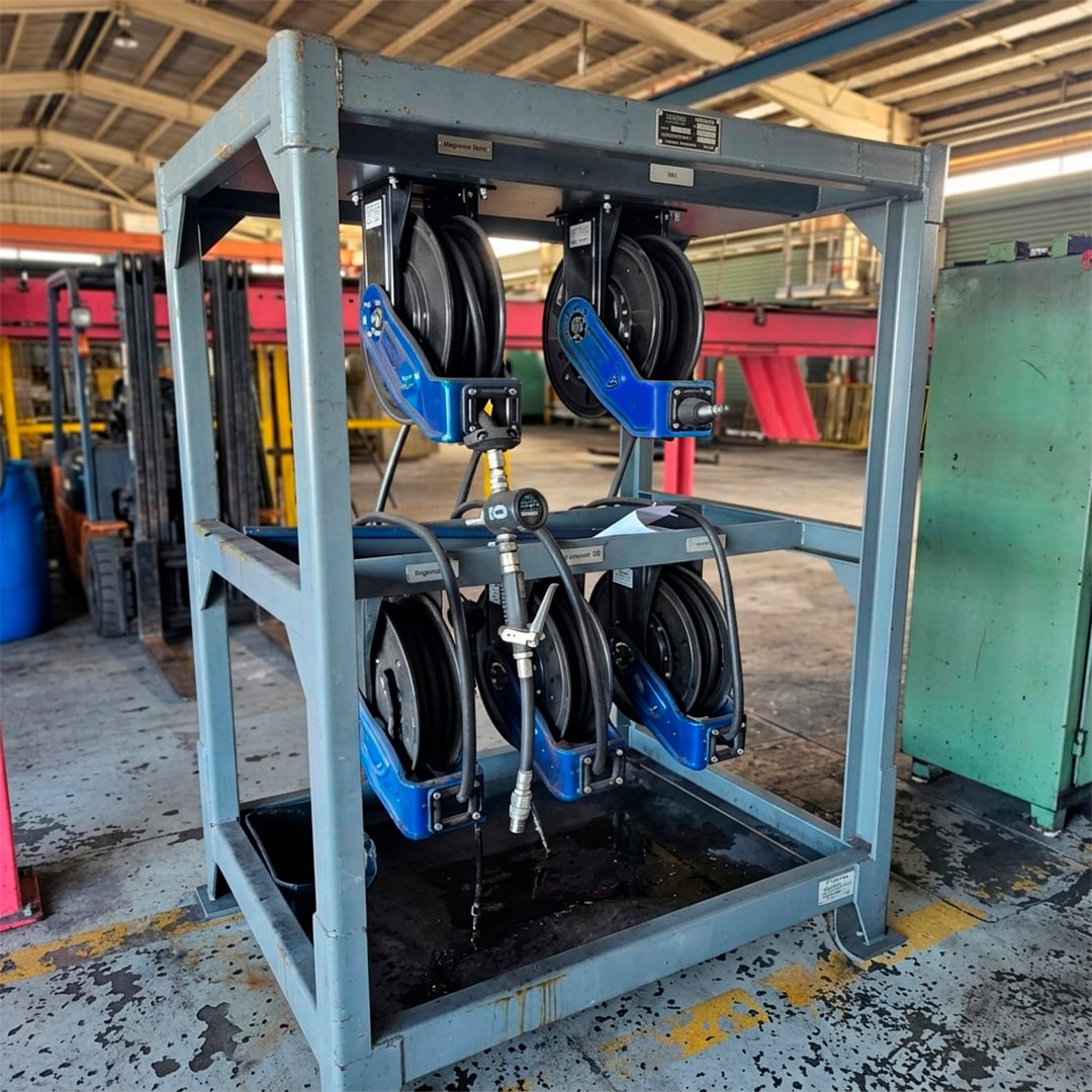 Carrete de Manguera para Aceite Graco XDX (1/2 in x 50 ft, Servicio Pesado Premium) - foto 4