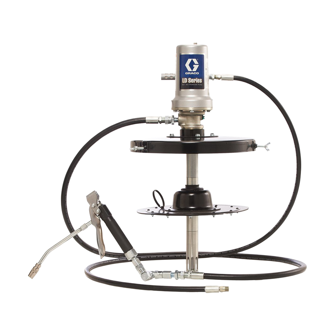 Paquete de Bomba Neumática para Grasa Graco LD 50:1 para Cubeta de 35 lb
