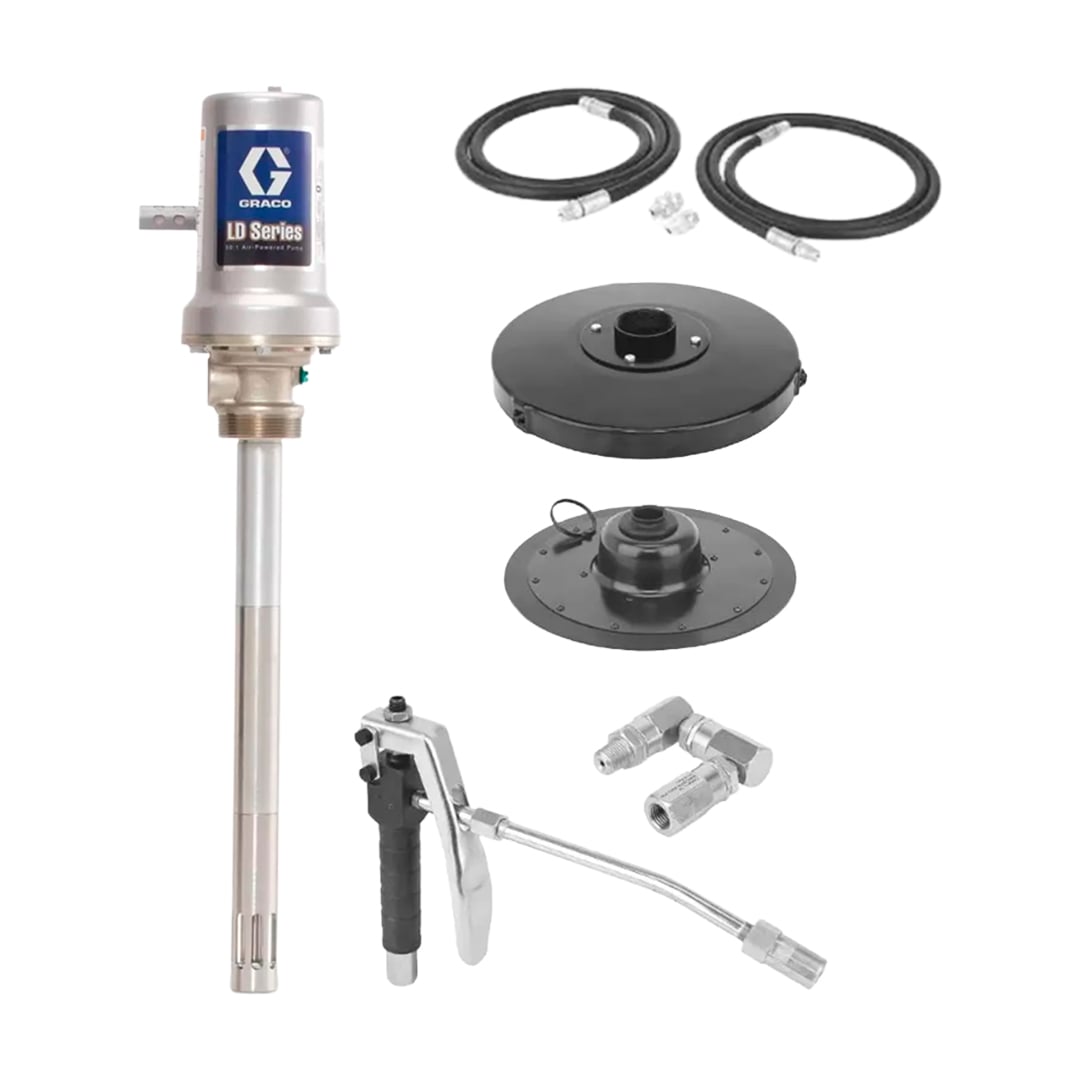 Paquete de Bomba Neumática para Grasa Graco LD 50:1 para Cubeta de 35 lb - foto 2