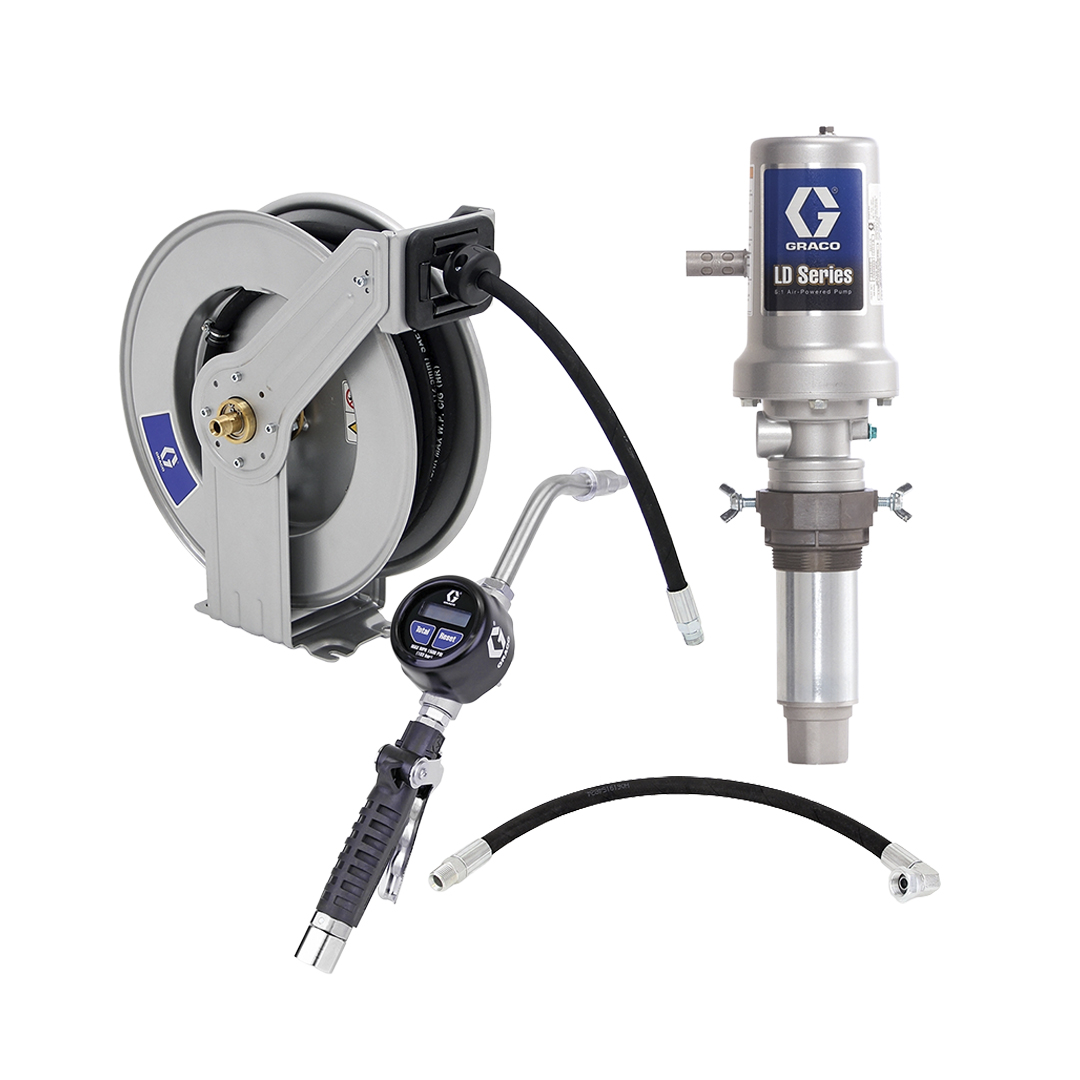 Paquete de Bomba Neumática para Aceite Graco LD 3:1