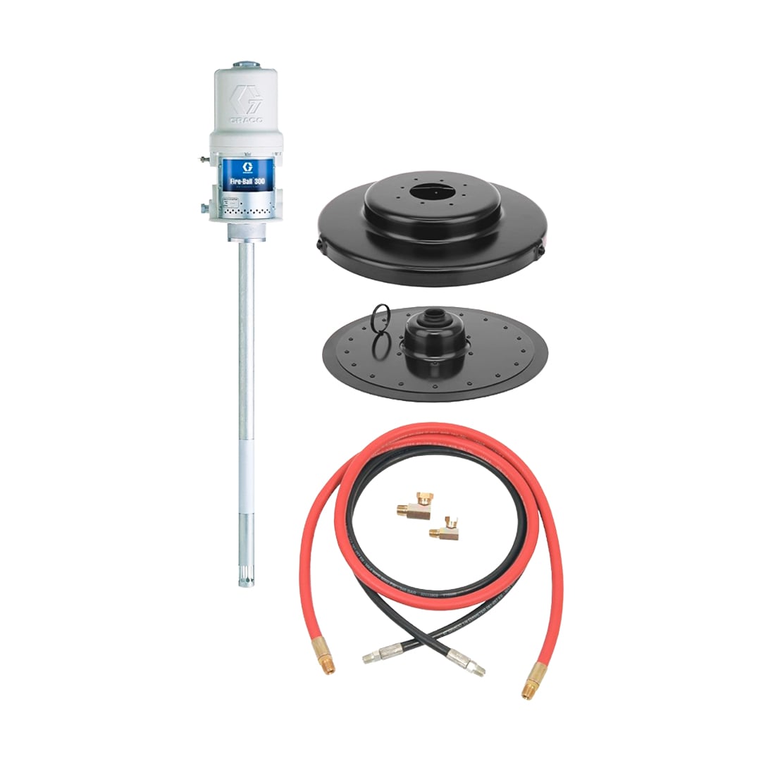 Paquete de Bomba para Grasa Graco Fire-Ball 300 50:1 para Cuñete de 120 lb - foto 2