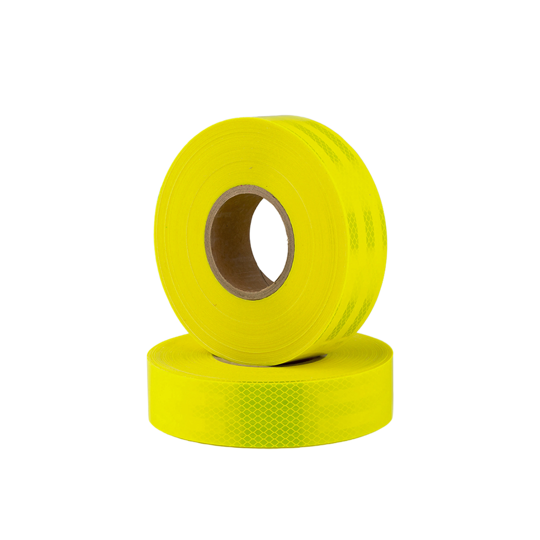 3M Cinta Reflectiva Amarillo Limón 983-23 Grado Diamante | 2" x 50YD - foto 3