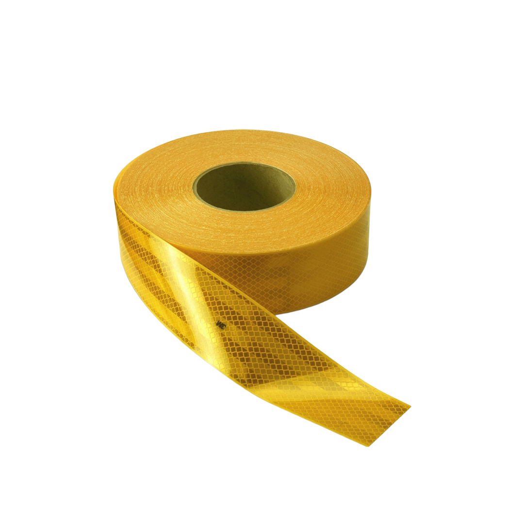 3M Cinta Reflectiva Amarillo 983-71 Grado Diamante | 2" x 50YD - foto 2