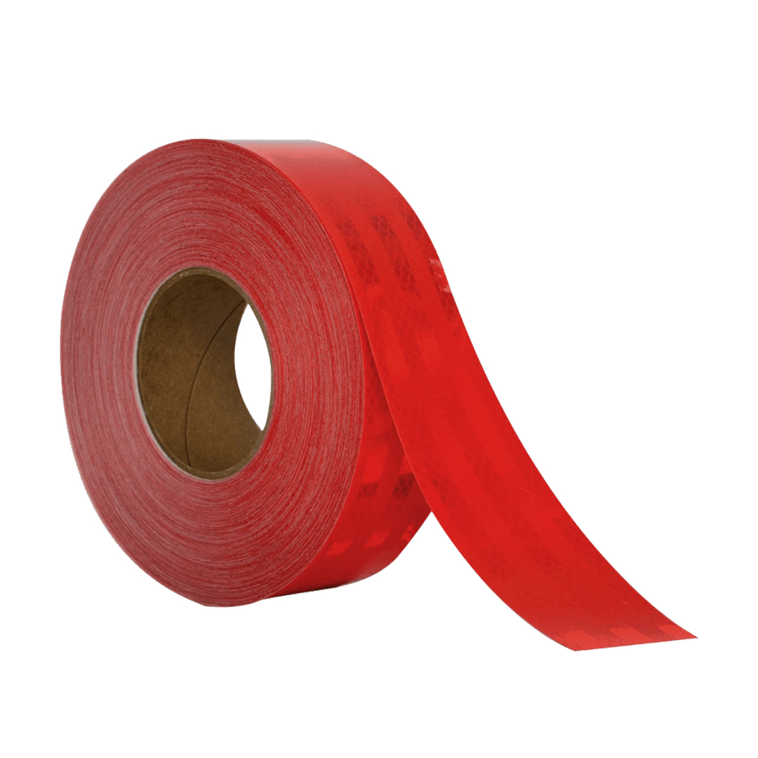 3M Cinta Reflectiva Rojo 983-72 Grado Diamante | 2" X 50YD - foto 3