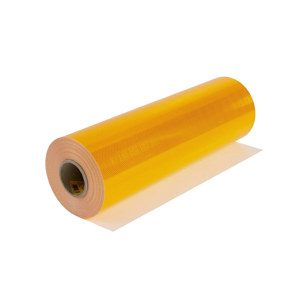 Lámina Reflectiva 3M 4091 Amarilla Diamond Grade 48" x 50 yd