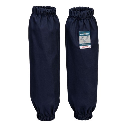 Mangas Ignífugas de Protección Portwest Bizweld BZ11 - Azul Marino (Par)