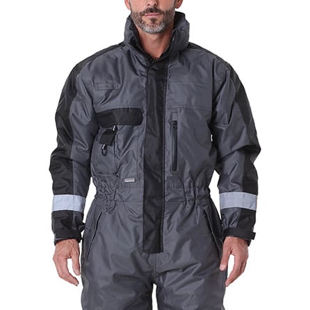 Traje Impermeable Térmico Portwest S585 para Invierno y Frío Extremo - Gris, Talla M y L - foto 3