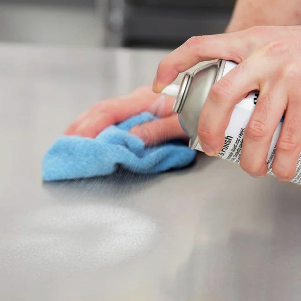 Limpiador y Pulidor de Acero Inoxidable 3M™ Stainless Steel Cleaner & Polish, Aerosol, 21 oz Unidad - foto 4